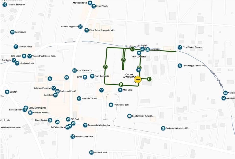 Koelcsey Apartman Apartment Szekszard Bagian luar foto